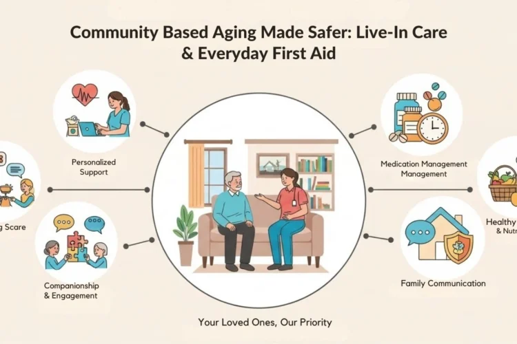 Community Based Aging Made Safer: Live-In Care & Everyday First Aid