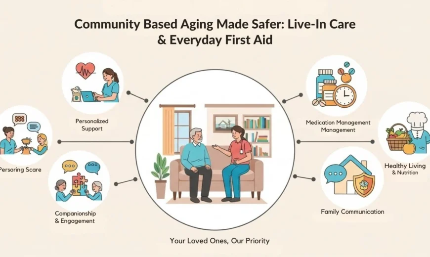 Community Based Aging Made Safer: Live-In Care & Everyday First Aid