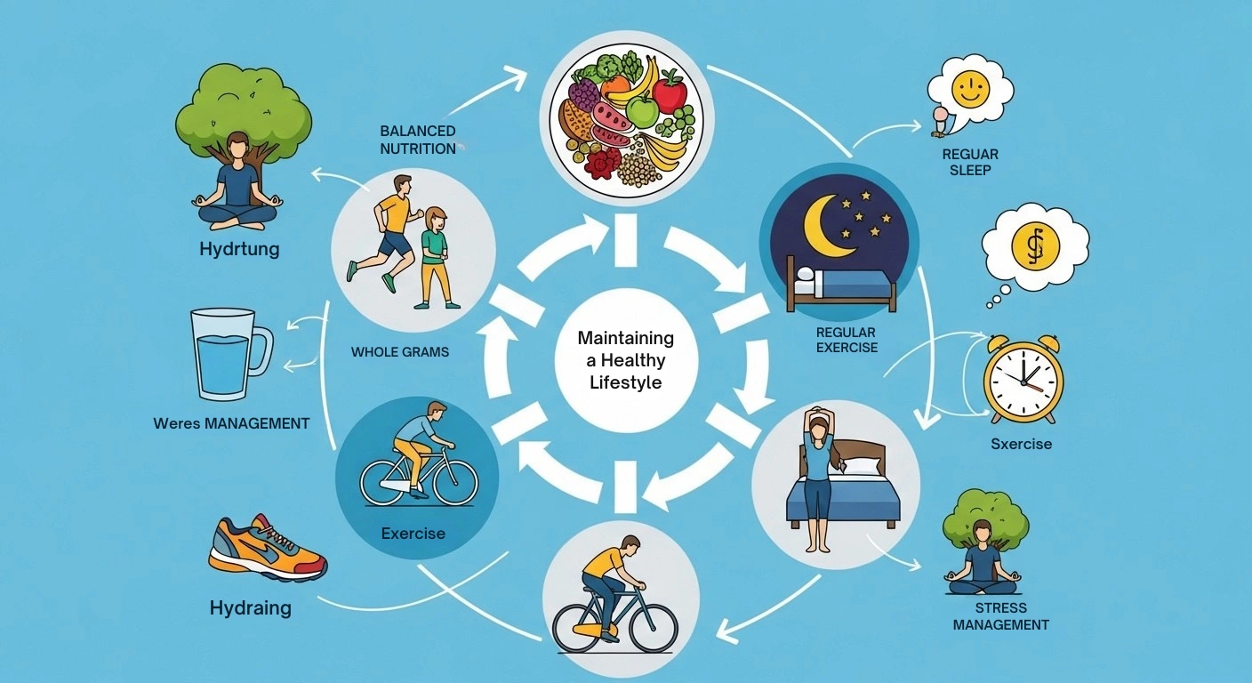 Healthy Lifestyle with Routine Health Care