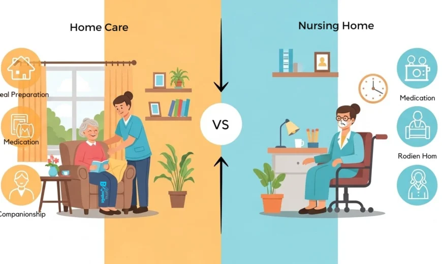 Home Care vs. Nursing Home